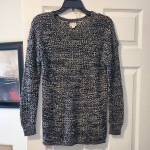 Ultra Flirt Black and White Knit Sweater